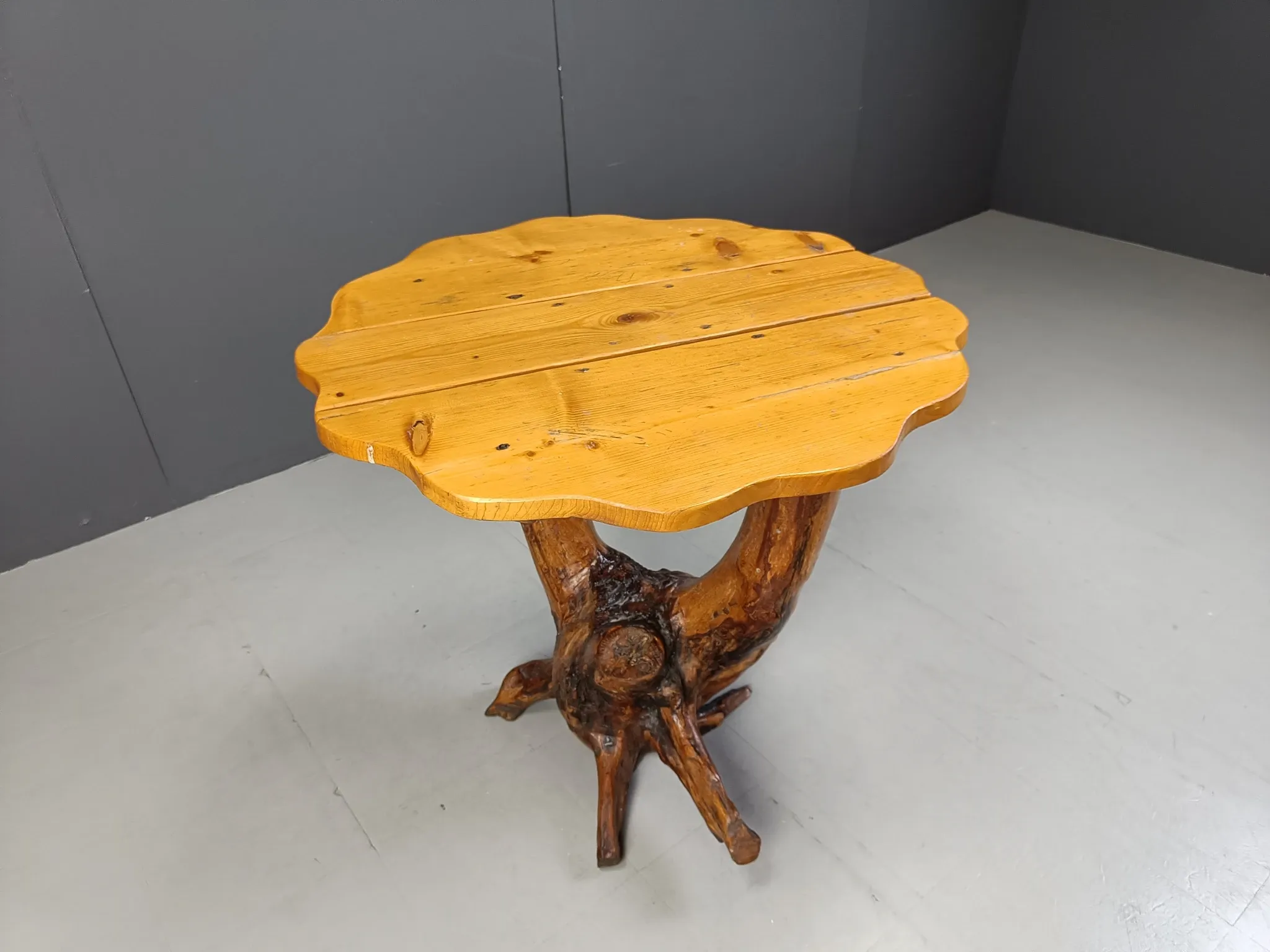 Vintage tree root table, 1960s