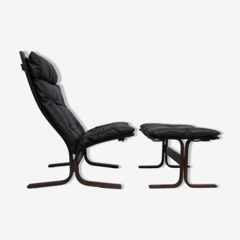 Fauteuil Siesta, Ingmar Relling, Westnofa, Norvège années 1960