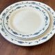Two round dishes Terre de Fer Salins E.C Model "Roger"