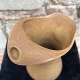 Antique flamed stoneware jug