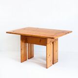 Vintage Silvio Coppola / Fratelli Montina table + chairs. Italy, 1970s