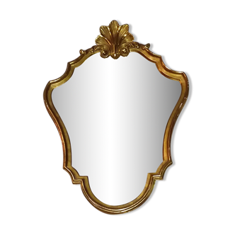 Miroir Ovale Doré 50x70 cm avec Cadre Métallique