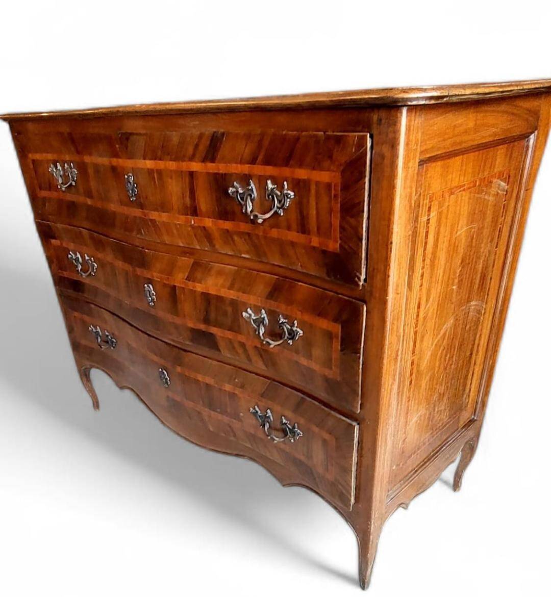 Louis XV Baroque chest of drawers, second half of the 18th century