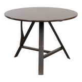 Dutch dining table/folding table from the 20th century 105cm diameter