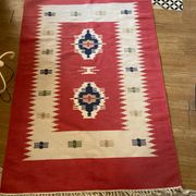 Ethnic wool kilim