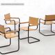 Lot 4 fauteuils Breuer B34