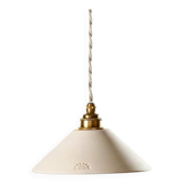 Lisette pendant light in white terracotta