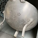 Vintage aluminum strainer