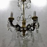 Lustre 4 lumières en bronze Napoléon III