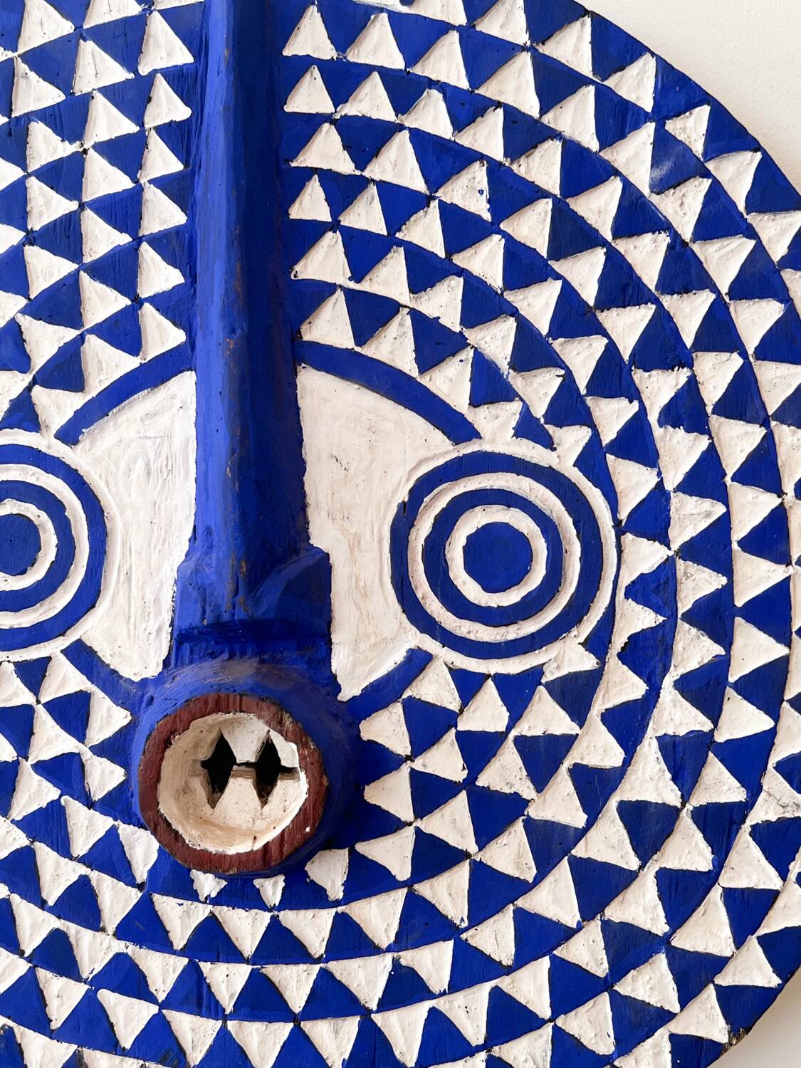 Masque soleil Bobo bleu (Burkina Faso)