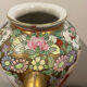 Glazed porcelain vase 20th century
