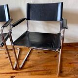 Beautiful set of (2) MG5 chairs by Matteo Grassi