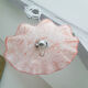 Red marbled pendant lamp
