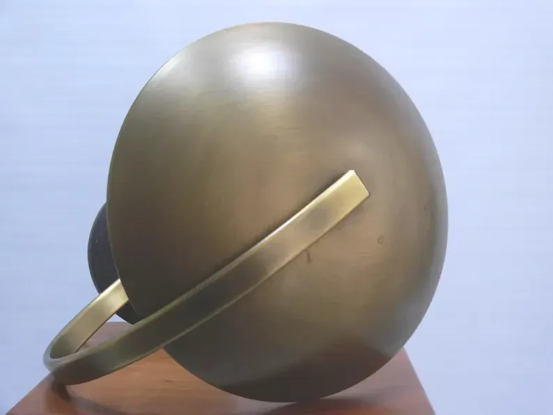 Brass table lamp, model Hillebrand 7613, 1960s