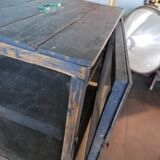 Garde manger vintage en bois à suspendre, ancien
