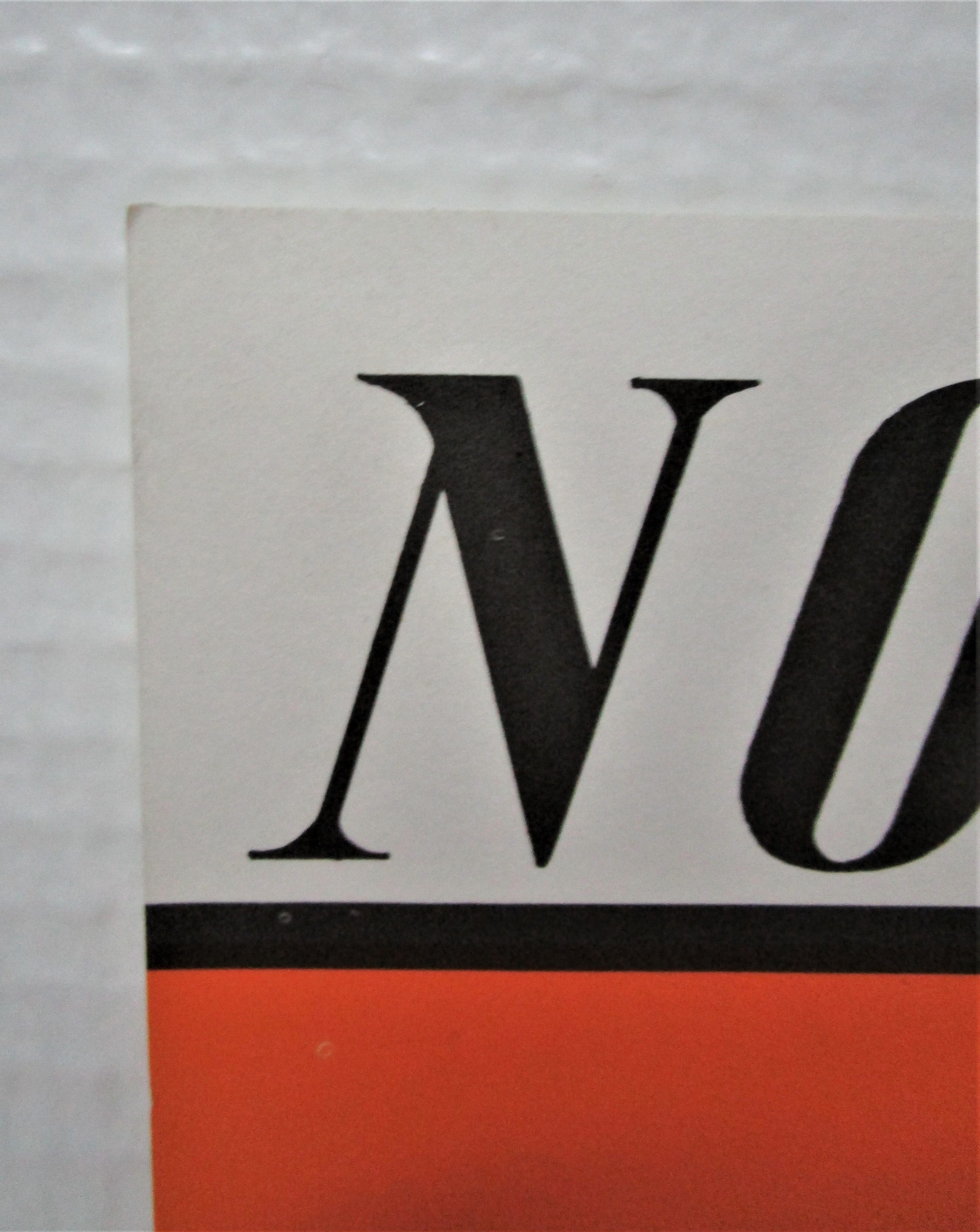 Press poster love banned black and white magazine year 68
