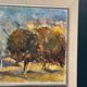 Original Swedish Oil On Canvas – “Apple Trees” By Bruno Fagerlund