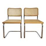 Set of 2 Cesca chairs by Marcel BREUER b32