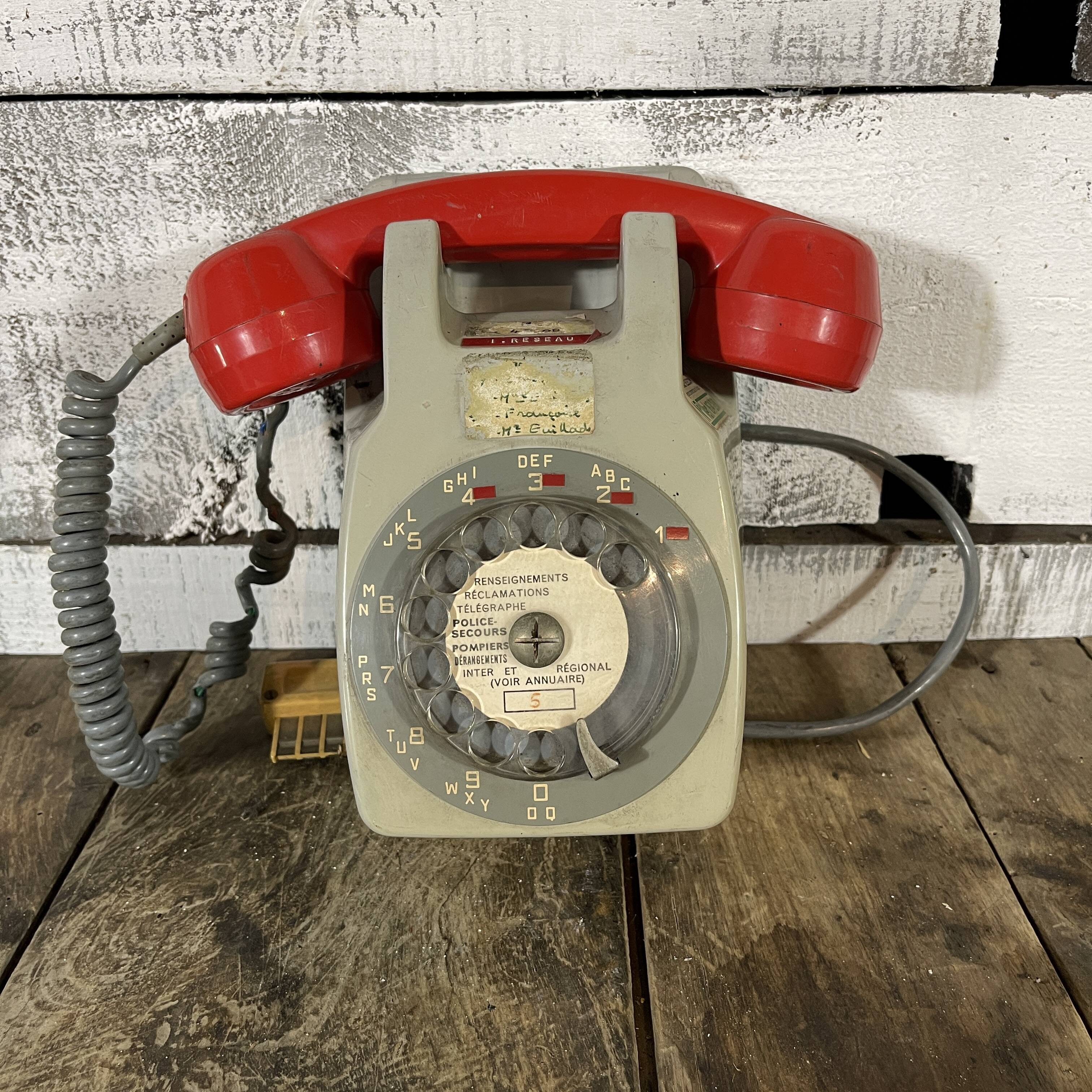 Vintage wall telephone
