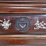 Enfilade en bois marqueté de nacre, asie, milieu xxe