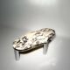 Table basse vintage chrome et marbre