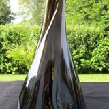 Trio of interlaced VINTAGE 70s decanters signed O.Frey PACO design / table art
