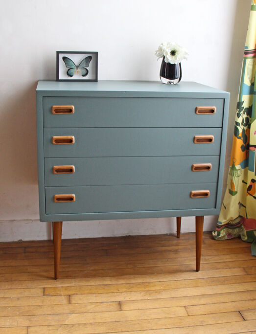 Scandinavian teak chest of drawers