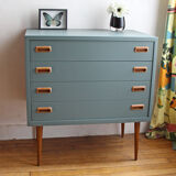 Scandinavian teak chest of drawers