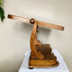 Coiffeuse de table barbière psyché Louis Philippe en noyer époque XIXe