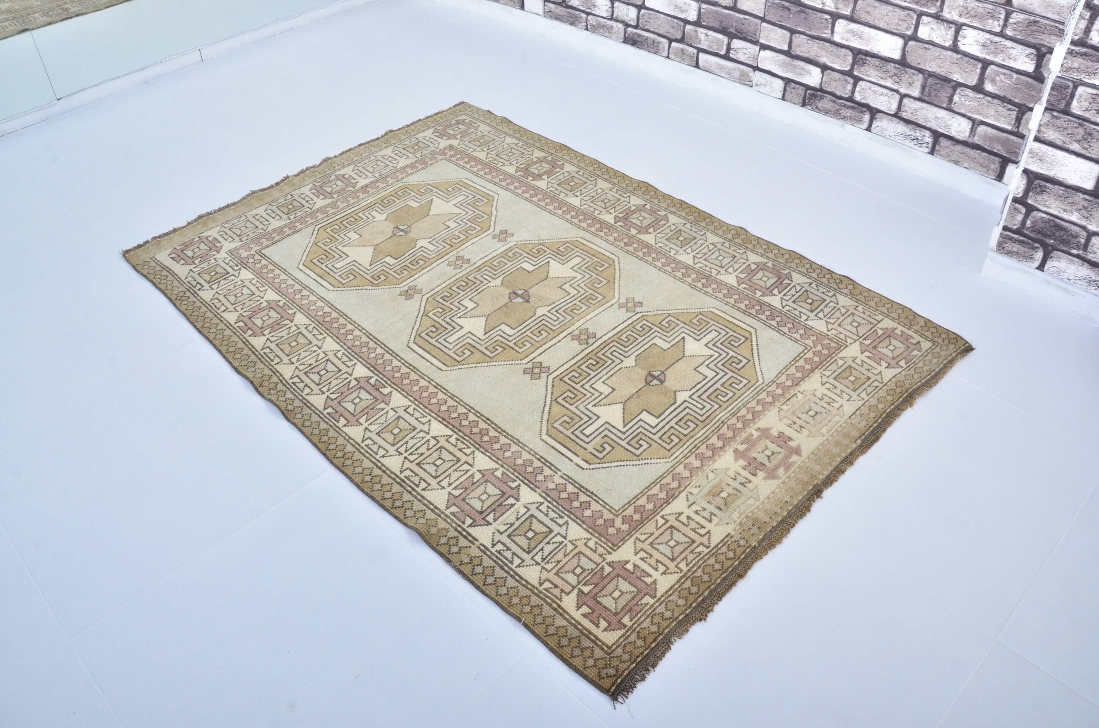 Handknotted Oushak Floral Rug sku 3441