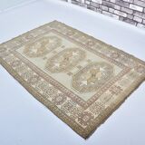 Handknotted Oushak Floral Rug sku 3441