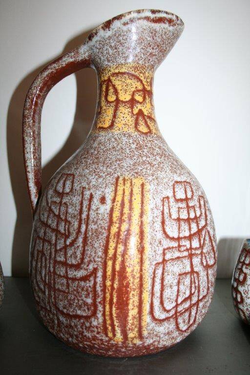 Vintage Accolay ceramic orangeade set