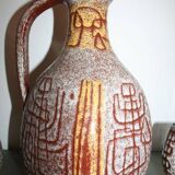 Vintage Accolay ceramic orangeade set