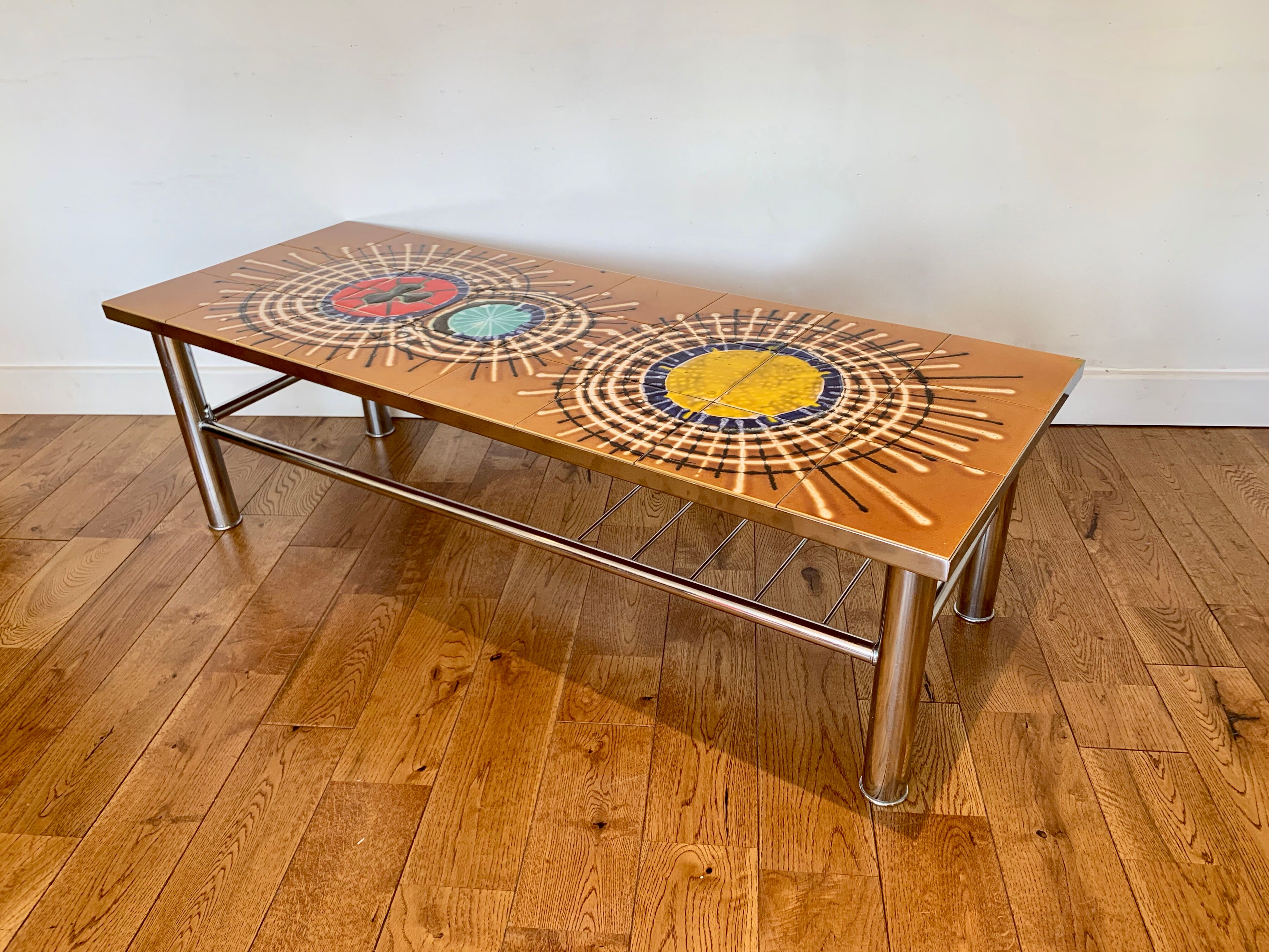 Vintage Tiled Coffee Table Juliette Belarti #867