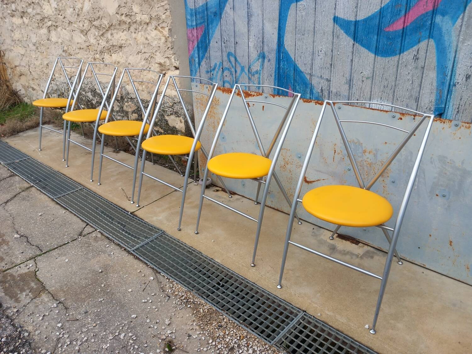 Yamakado designer folding chairs