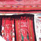 Hand-woven wool rug 155×5cm