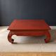 Table laque rouge