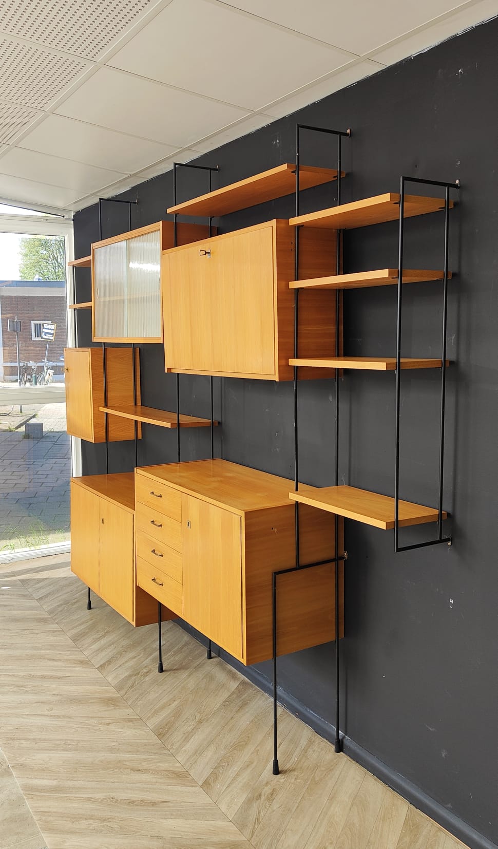 Mid century wall system | vintage - bookcase