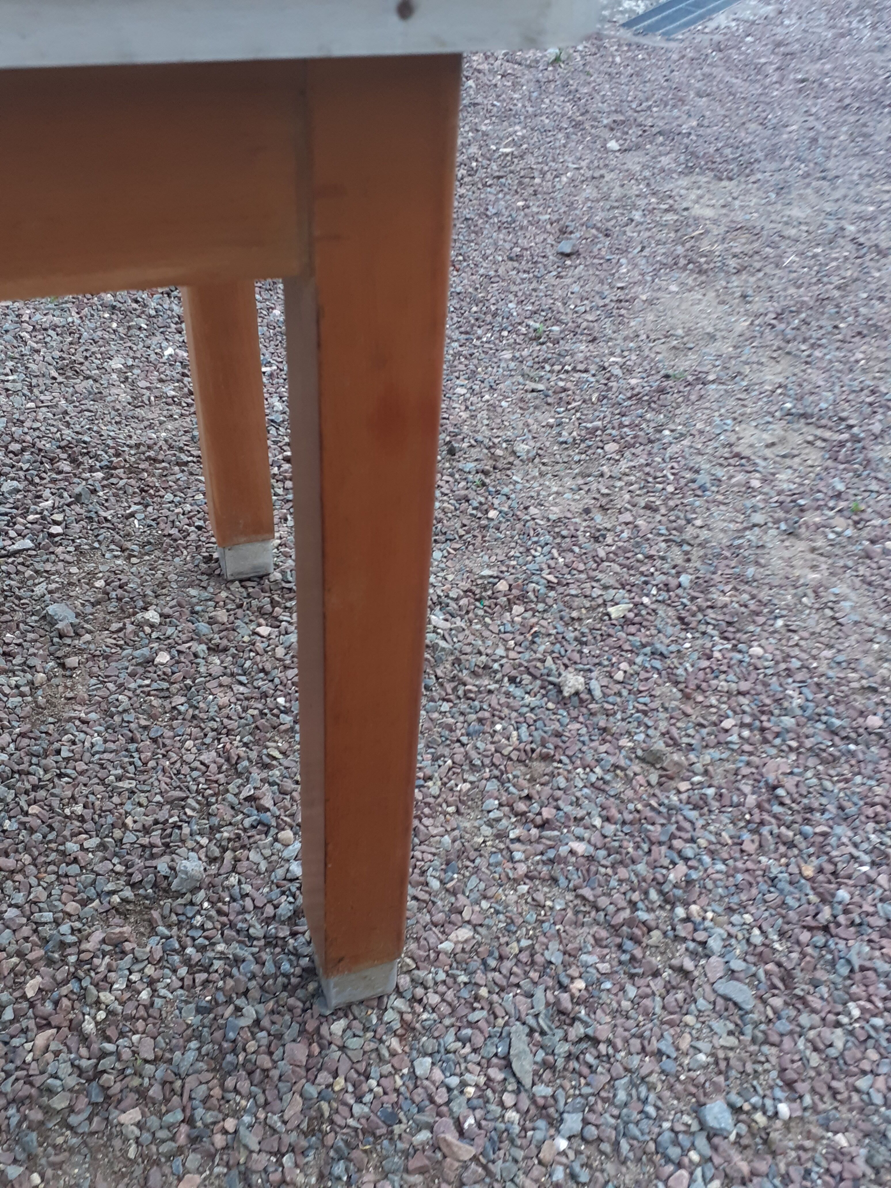 Vintage wooden formica kitchen table