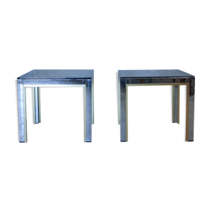 Paire de tables latérales