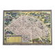 Vintage map of Brussels 1958