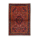Handmade vintage persian rug traditional red wool rug- 142x187cm