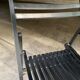 Pair of black folding chairs