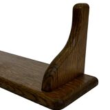 Vintage book shelf wall rack 1970s in wood  - minimalist design