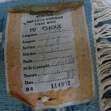 Vintage Traditional Oriental Carpet Green Blue Hand-Knotted Wool