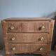 Commode vintage Art Déco en ronce de noyer