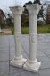 2 old plaster columns