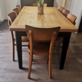 Set of 10 Thonet bistro chairs
