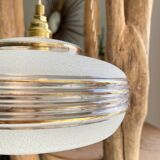 Customizable vintage Art Deco style globe portable lamp