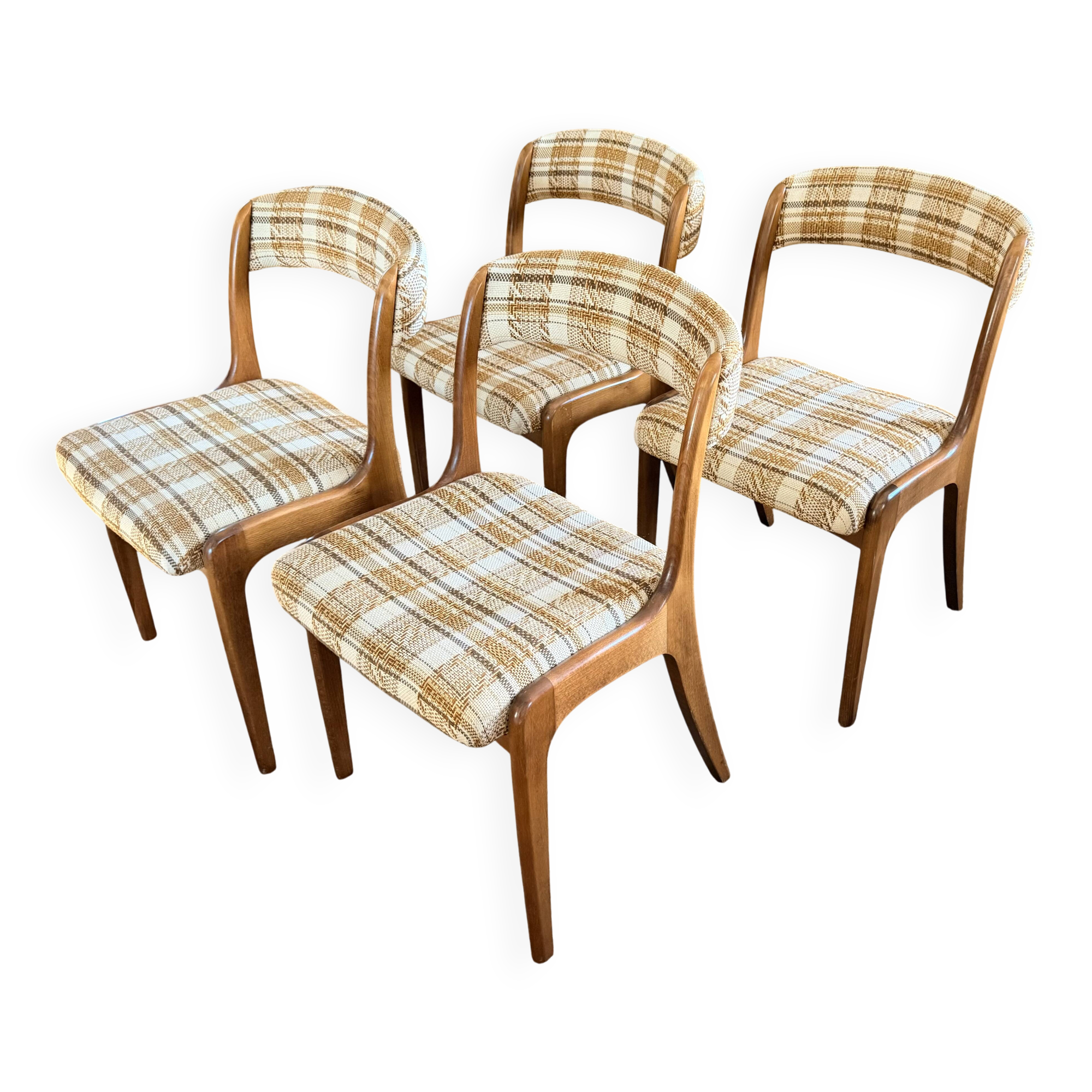 Lot de 4 chaises vintage self